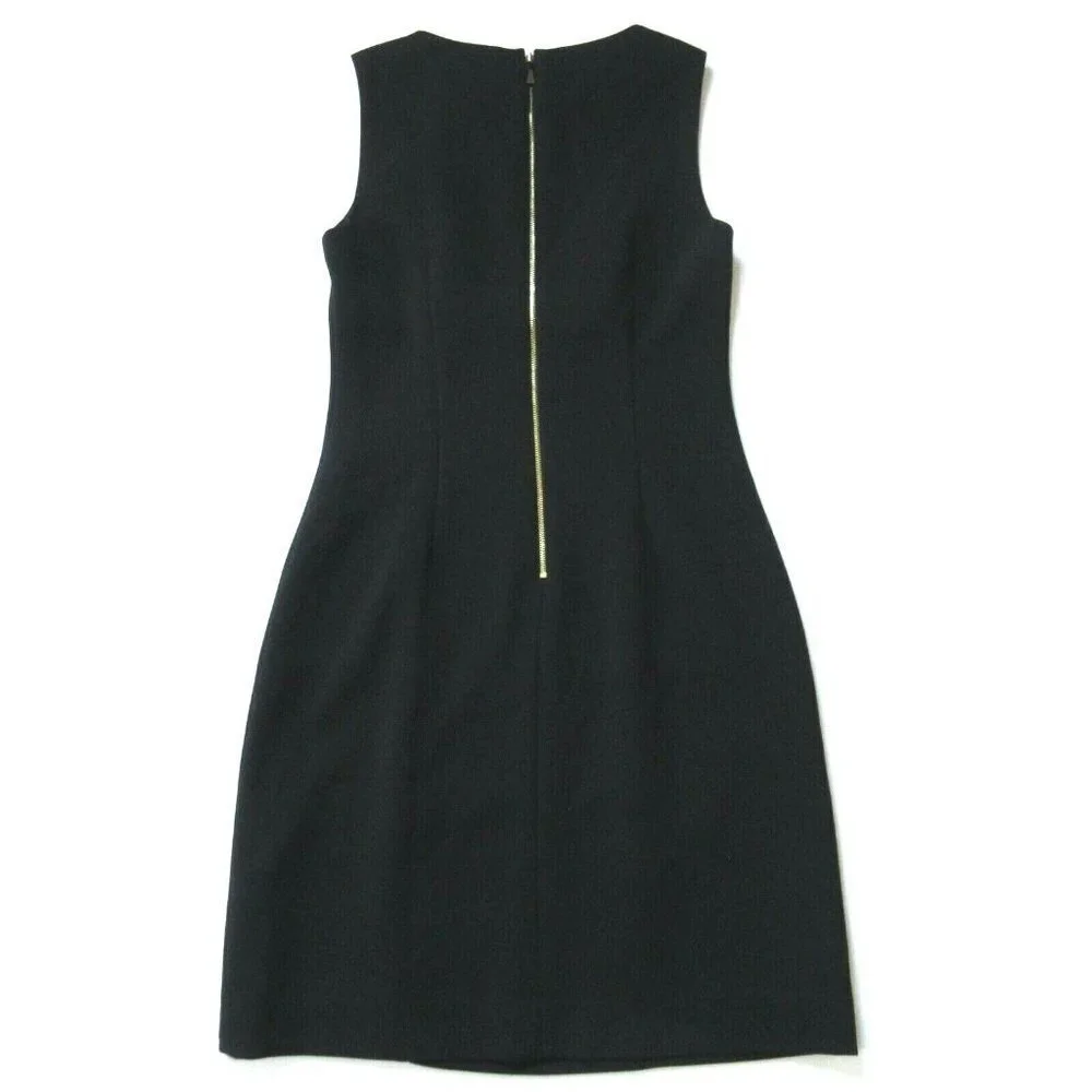 NWT kate spade Floral Cluster Diana in Black Jewel Embellished Crepe Dress 4